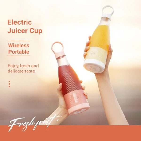 Electric Juicer Bottle 350ml (Re-Chargable)