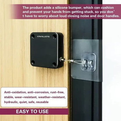 Automatic Stainless Steel Door Closer | Multifunctional Punch-free Sensor Door Closer