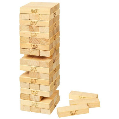 Classic Jenga | Wooden Stacking Tower Board Game For Kids & Adults
